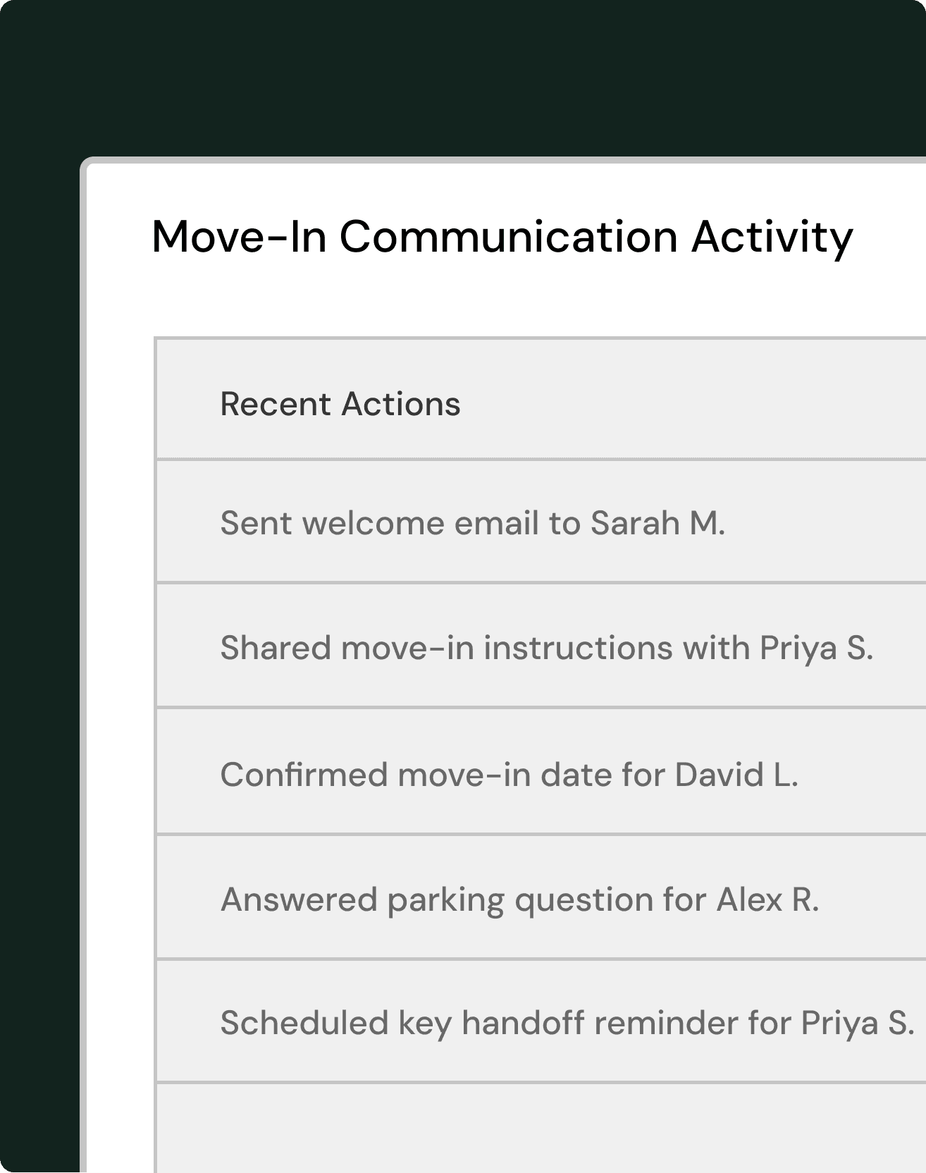 AI Table Interface